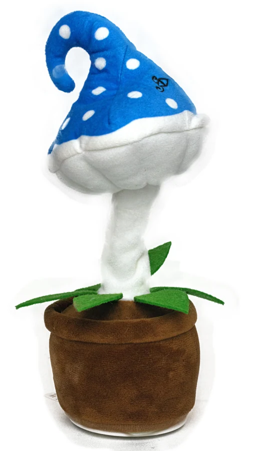 Sliding blue mushroom