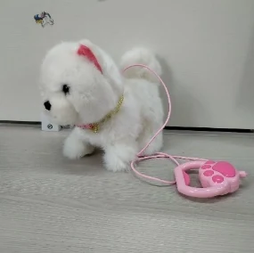 Sitting white puppy — alternate style
