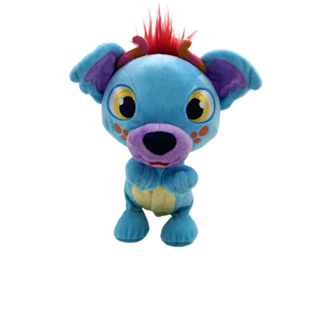 Dancing blue puppy