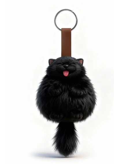 Black cat charm