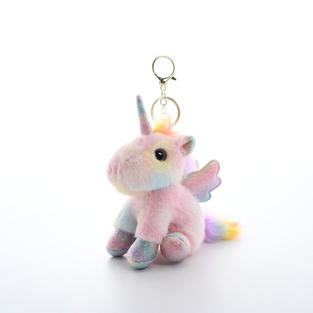 Winged unicorn charm